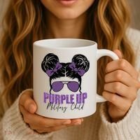 Purple Up For Military Child Awareness Coffee Mug thumb 3