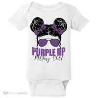 Purple Up For Military Child Awareness Baby Bodysuit thumb 0