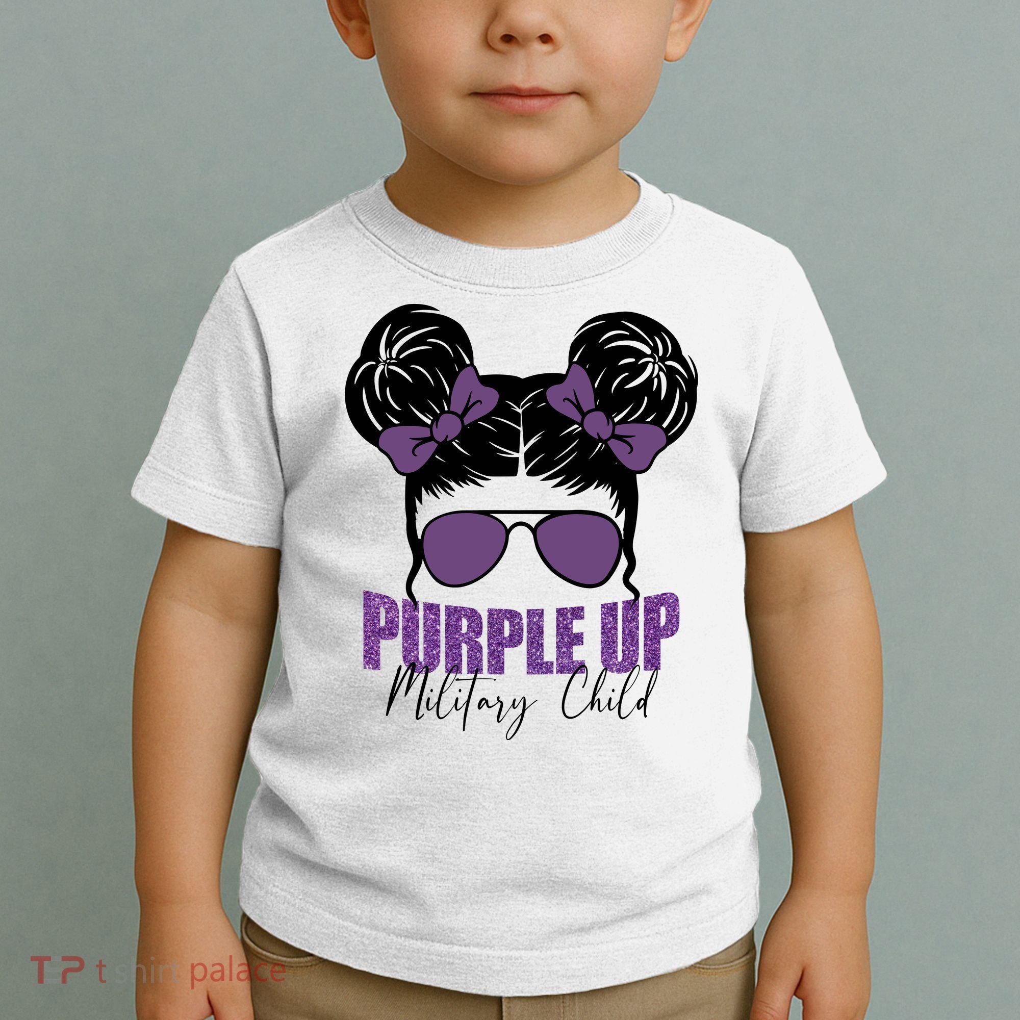 Purple Up For Military Child Awareness Toddler T-Shirt