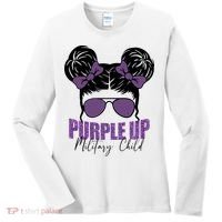 Purple Up For Military Child Awareness Women's Long Sleeve Shirt thumb 0
