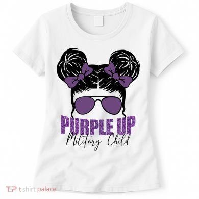 Purple Up For Military Child Awareness Women's T-Shirt