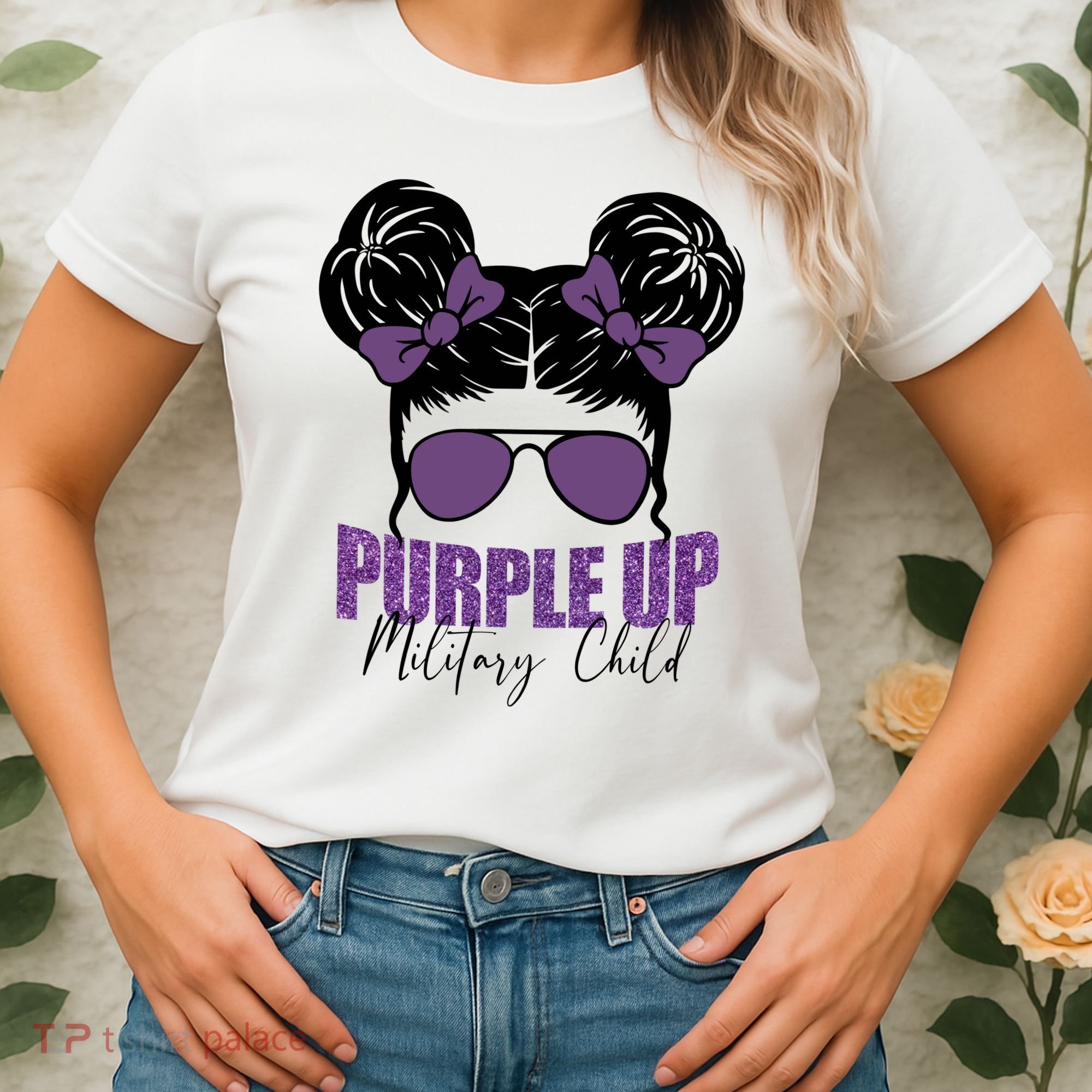 Purple Up For Military Child Awareness Women's T-Shirt