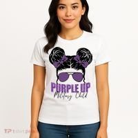 Purple Up For Military Child Awareness Women's T-Shirt thumb 4