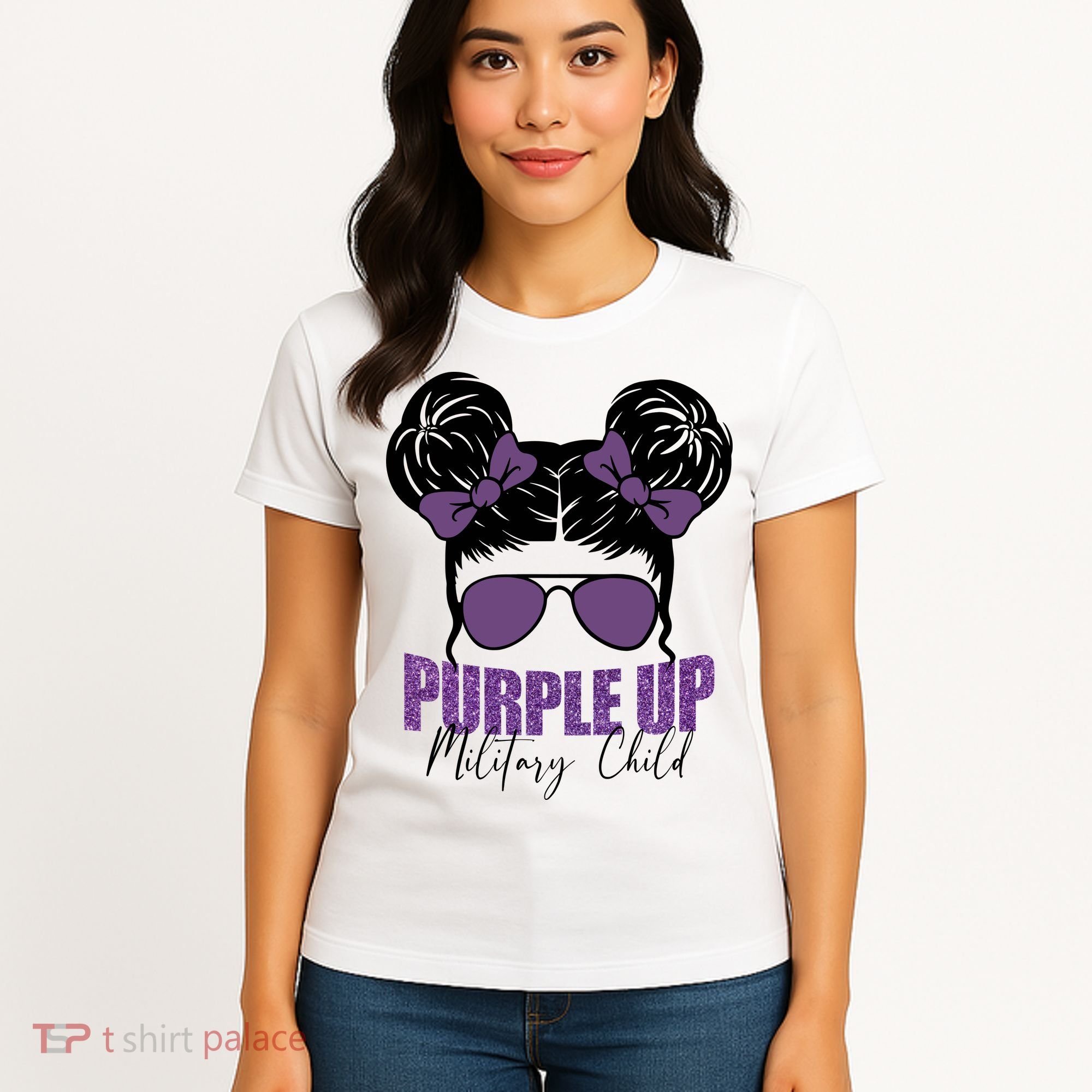 Purple Up For Military Child Awareness Women's T-Shirt