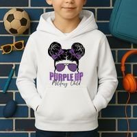 Purple Up For Military Child Awareness Kids Hoodie thumb 2