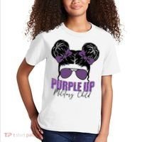 Purple Up For Military Child Awareness Kids T-Shirt thumb 2