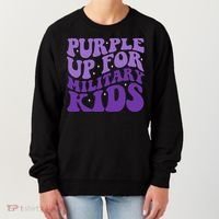 Purple Up For Military Women's Sweatshirt thumb 0