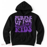 Purple Up For Military Hoodie thumb 0