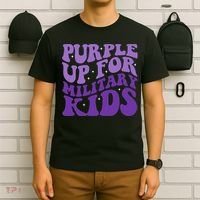 Purple Up For Military T-Shirt thumb 6