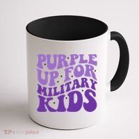 Purple Up For Military Coffee Mug thumb 1