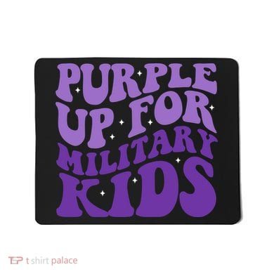 Purple Up For Military Mousepad