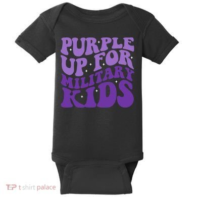 Purple Up For Military Baby Bodysuit
