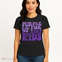 Purple Up For Military Women's T-Shirt thumb 4