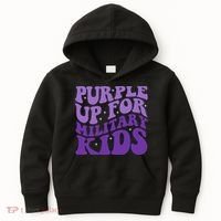 Purple Up For Military Kids Hoodie thumb 0