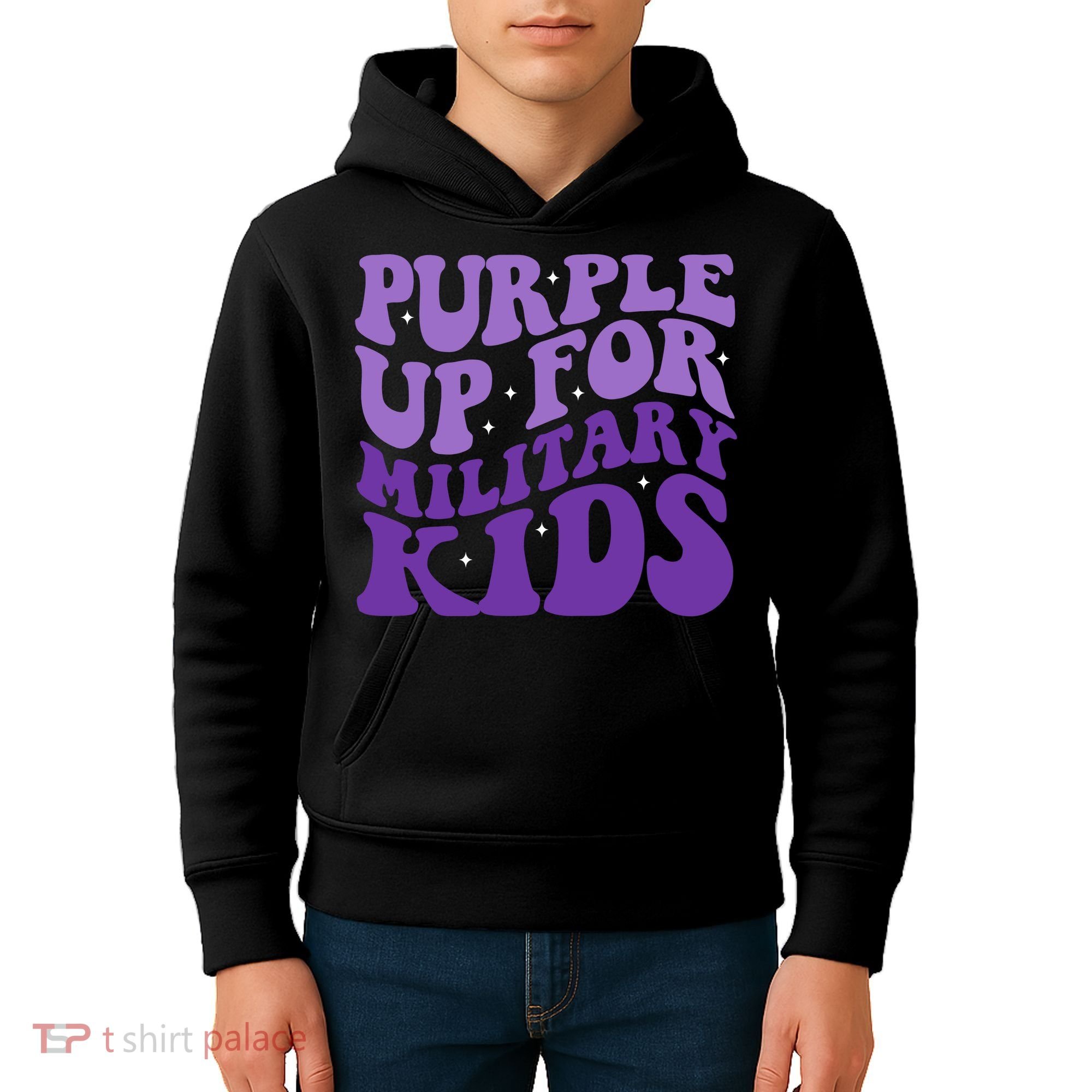 Purple Up For Military Kids Hoodie