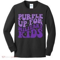 Purple Up For Military Kids Long Sleeve Shirt thumb 0