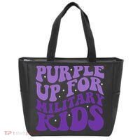 Purple Up For Military Tote Bag thumb 0