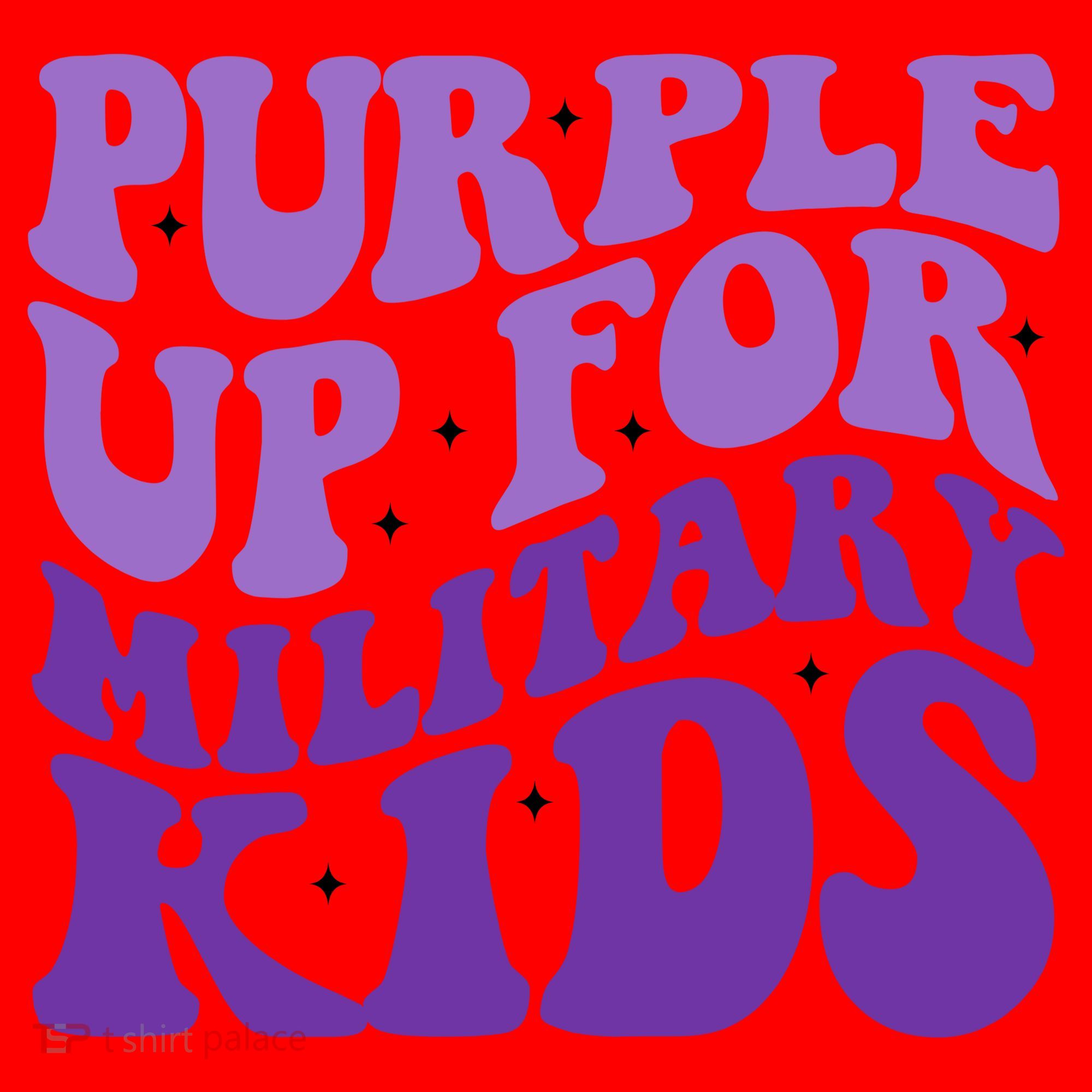 Purple Up For Military Santa Hat