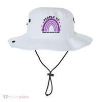 Purple Up For Military Rainbow Bucket Hat thumb 0