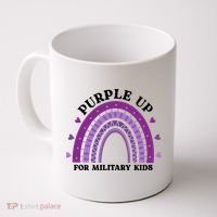 Purple Up For Military Rainbow Coffee Mug thumb 0