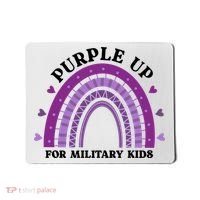 Purple Up For Military Rainbow Mousepad thumb 0