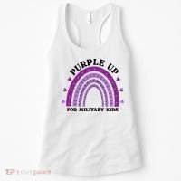Purple Up For Military Rainbow Women's Tank Top thumb 0