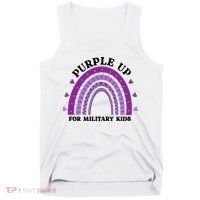 Purple Up For Military Rainbow Tank Top thumb 0