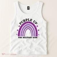 Purple Up For Military Rainbow Tank Top thumb 2