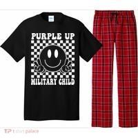 Purple Up For Military Child Retro Pajama Set thumb 0