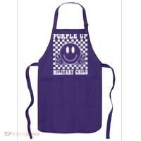 Purple Up For Military Child Retro Apron thumb 0
