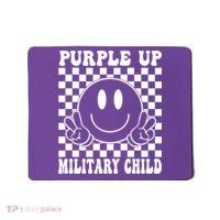 Purple Up For Military Child Retro Mousepad thumb 0