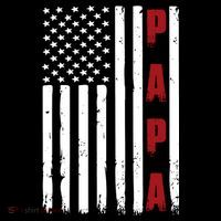 Papa USA Flag Gift For Dad Fathers Day Coffee Mug thumb 5
