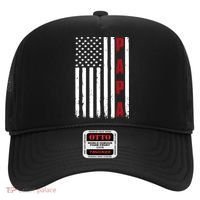 Papa USA Flag Gift For Dad Fathers Day Hat thumb 0