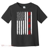Papa USA Flag Gift For Dad Fathers Day Toddler T-Shirt thumb 0
