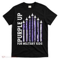 Purple Up For Military Child Month Air Force T-Shirt thumb 0