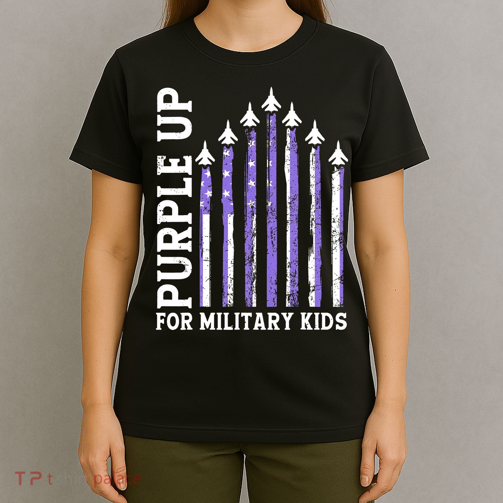 Purple Up For Military Child Month Air Force T-Shirt