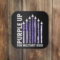 Purple Up For Military Child Month Air Force Coaster thumb 0