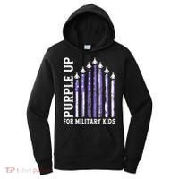 Purple Up For Military Child Month Air Force Women's Hoodie thumb 0