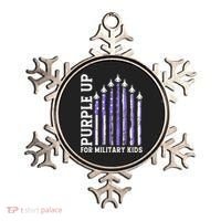Purple Up For Military Child Month Air Force Ornament thumb 0