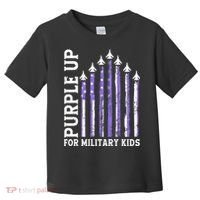 Purple Up For Military Child Month Air Force Toddler T-Shirt thumb 0
