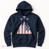Patriotic Usa Flag Fighter Jets 4th Of July Hoodie thumb 0