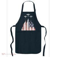 Patriotic Usa Flag Fighter Jets 4th Of July Apron thumb 0