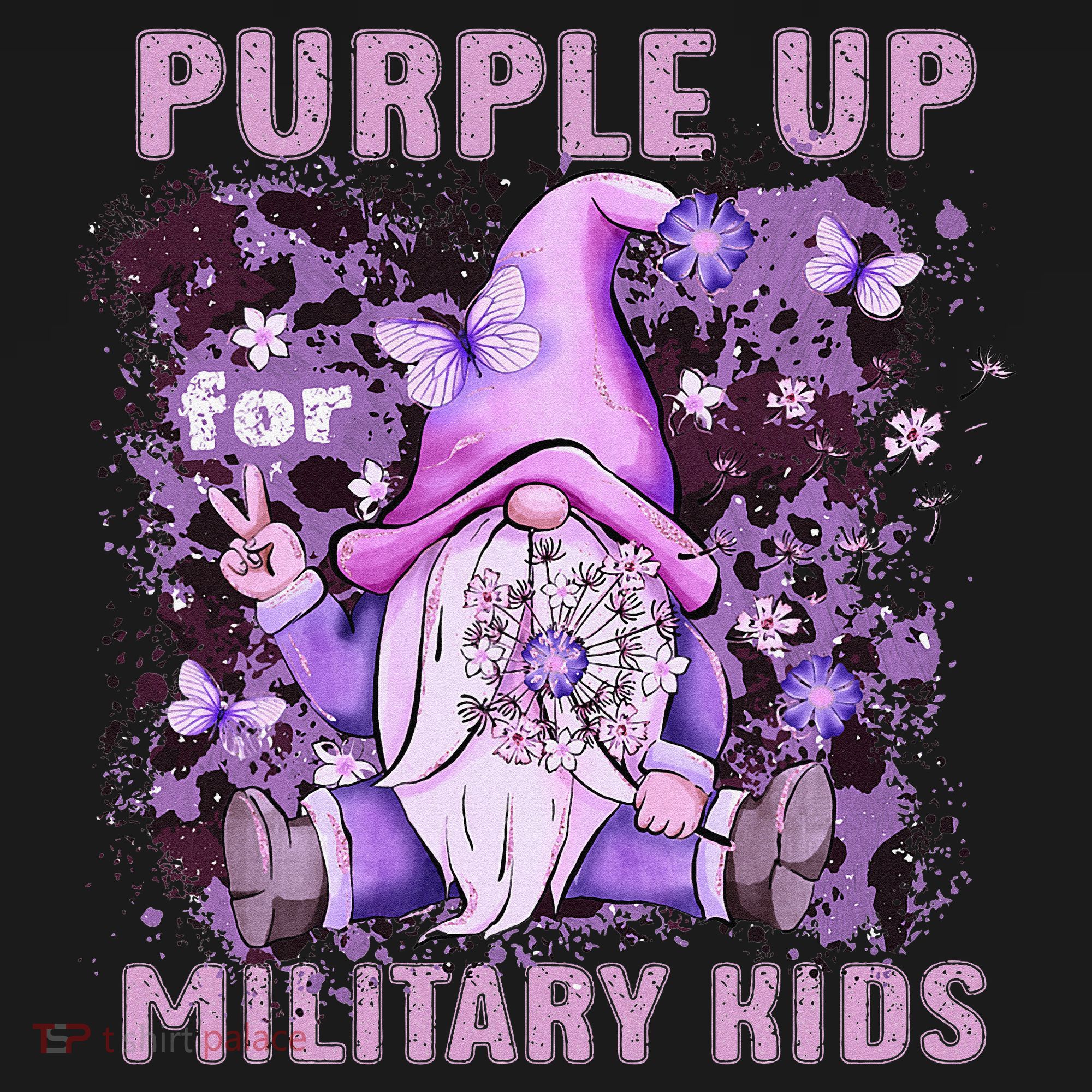 Purple Up For Military Military Child Month Purple Camo Women's Tank Top