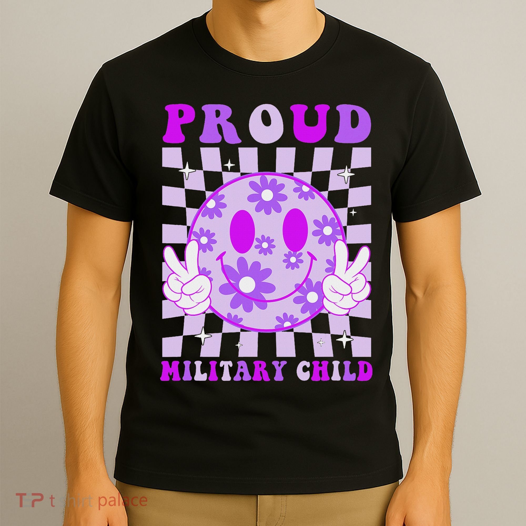 Purple Up For Military Proud Military Child Month T-Shirt