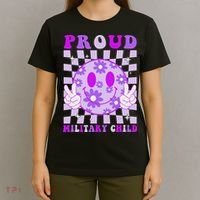 Purple Up For Military Proud Military Child Month T-Shirt thumb 4