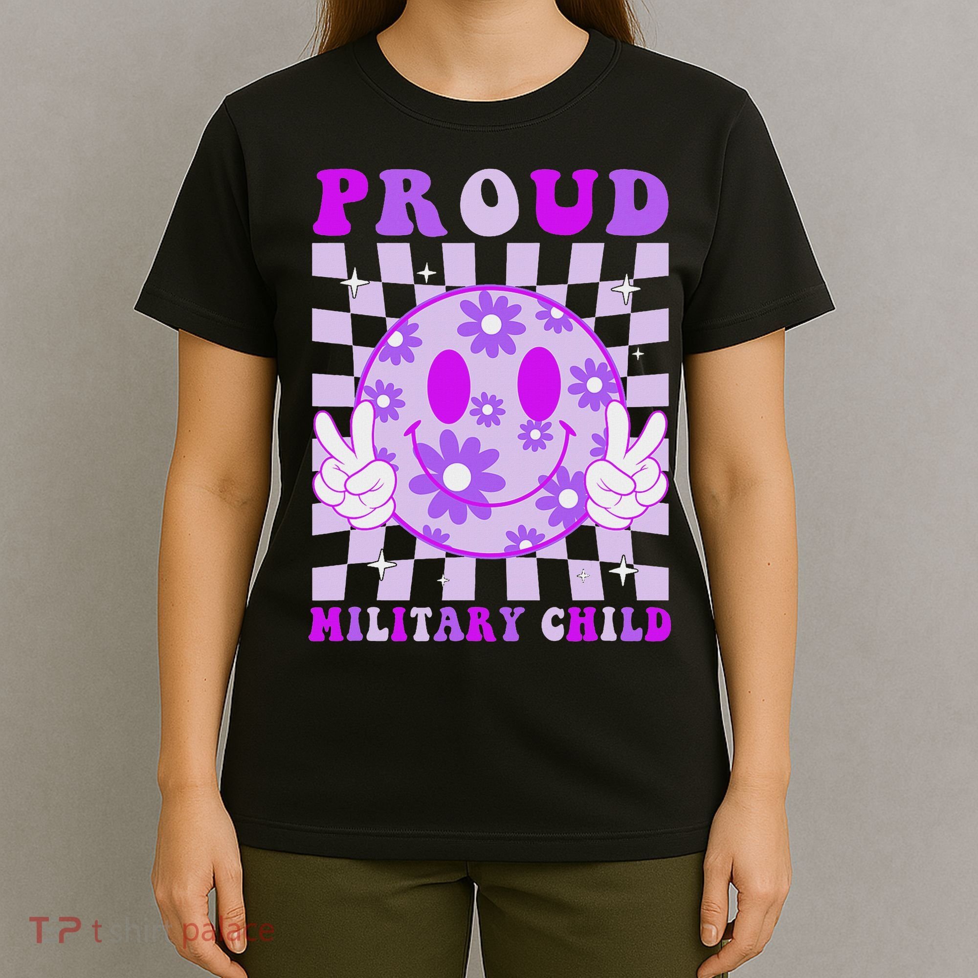 Purple Up For Military Proud Military Child Month T-Shirt