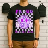 Purple Up For Military Proud Military Child Month T-Shirt thumb 6