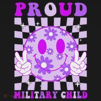 Purple Up For Military Proud Military Child Month T-Shirt thumb 7
