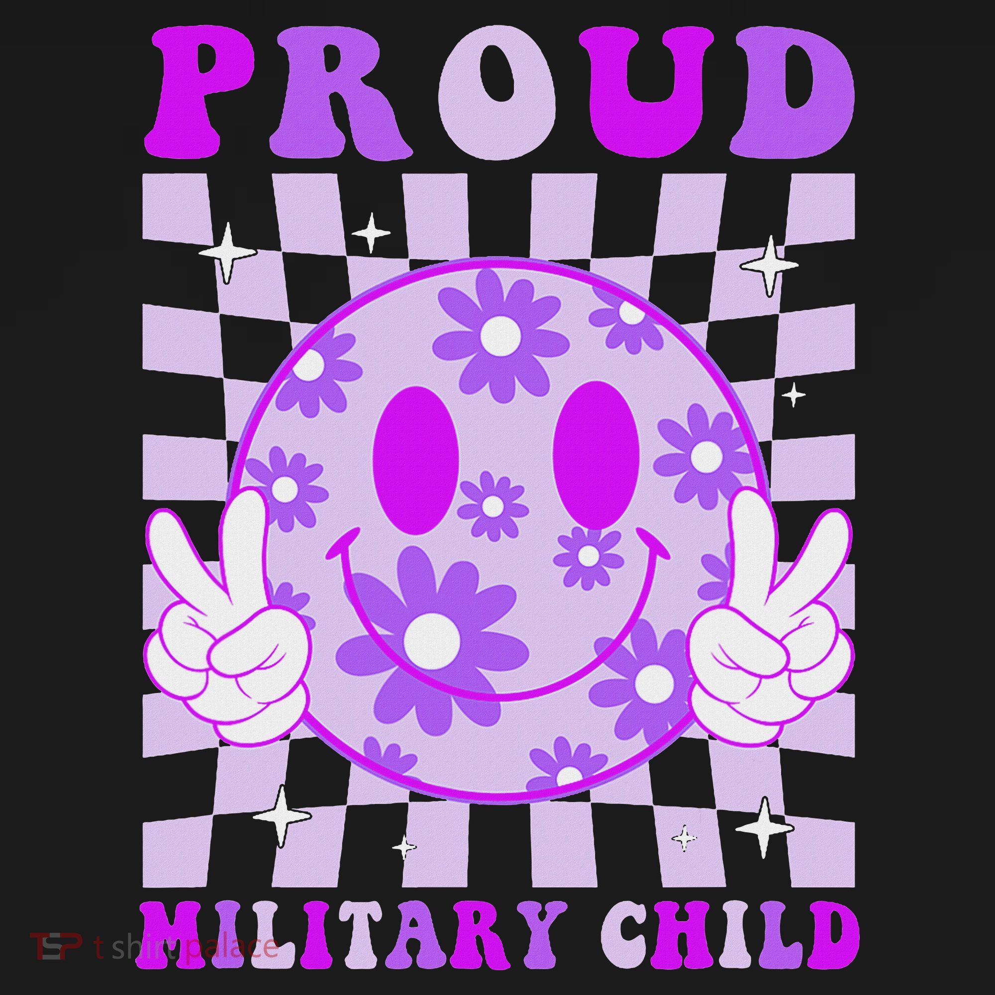 Purple Up For Military Proud Military Child Month Women's Hoodie