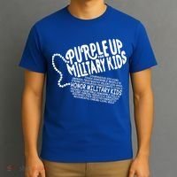 Purple up for Military Month of the Military Child T-Shirt thumb 3